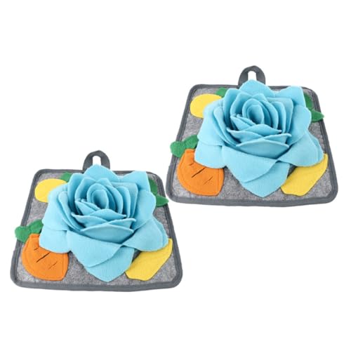 INOOMP 2st Kaninchen-schnüffelpad Schnüffel-beißring Für Hunde Meerschweinchen Spielzeug Kleine Tennisbälle Für Hunde Haustier Kaninchen Schnüffelmatte Große Hamsterkäfige Polarfleece von INOOMP