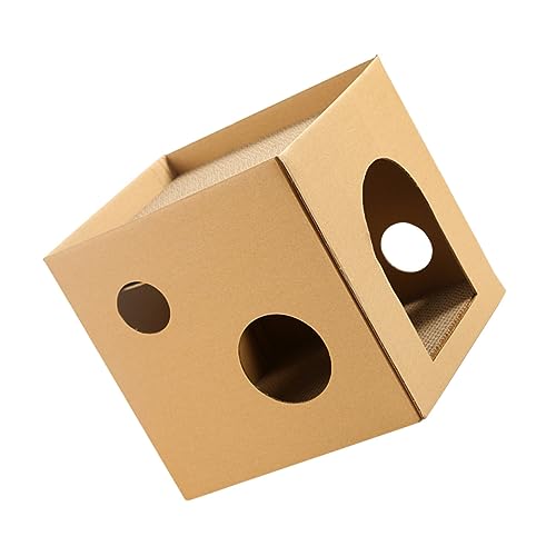 INOOMP 2st Katzenhaus Katzenspielzeug Für Drinnen Kratzbaum Für Katzen Katzenkratzerhaus Katzenhäuser Für Wohnungskatzen Papphaus Kätzchen Wellpapier Haustierzubehör Katzenminze INOOMP 2st Katzenhaus Katzenspielzeug Für Drinnen Kratzbaum Für Katzen Katzenkratzerhaus Katzenhäuser Für Wohnungskatzen Papphaus Kätzchen Wellpapier Haustierzubehör Katzenminze von INOOMP