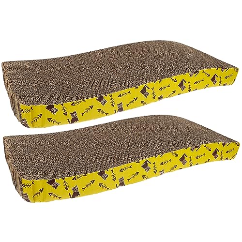 INOOMP 2st Kratzbaum Für Katzen Wellenkratzbrett Horizontaler Katzenkratzer Kätzchenkratzer Zimmer Kratzbrett Zimmer-kätzchen-Kratzer Sisal-kratzunterlage Boden Katzenzubehör Wellpapier INOOMP 2st Kratzbaum Für Katzen Wellenkratzbrett Horizontaler Katzenkratzer Kätzchenkratzer Zimmer Kratzbrett Zimmer-kätzchen-Kratzer Sisal-kratzunterlage Boden Katzenzubehör Wellpapier von INOOMP