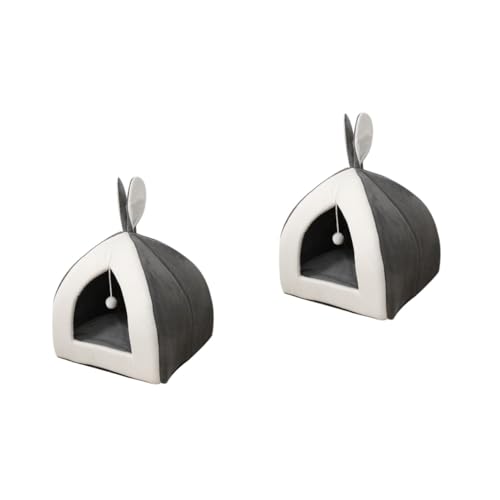 INOOMP 2st Meerschweinchen-Nest Dekorative Katze Zeltbett Für Haustiere Zusammenklappbares Hundebett Haustier Schlafhaus Tipi-hundebett Katzenheim Schmücken Arktisches Vlies Multifunktion INOOMP 2st Meerschweinchen-Nest Dekorative Katze Zeltbett Für Haustiere Zusammenklappbares Hundebett Haustier Schlafhaus Tipi-hundebett Katzenheim Schmücken Arktisches Vlies Multifunktion von INOOMP