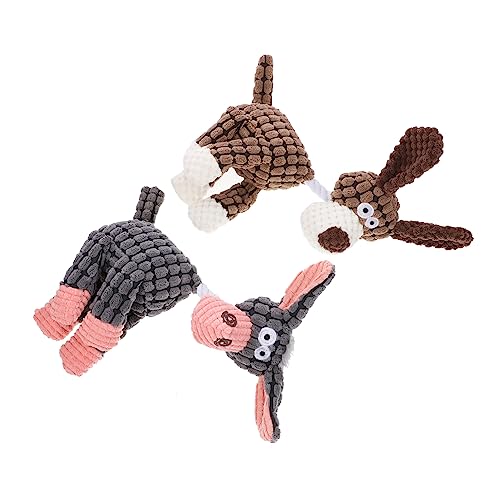 INOOMP Haustierspielzeug-Set – Quietschspielzeug in Form Eines Plüsch-esels Für Welpen Und Hunde Reliefspielzeug INOOMP Haustierspielzeug-Set – Quietschspielzeug in Form Eines Plüsch-esels Für Welpen Und Hunde Reliefspielzeug von INOOMP