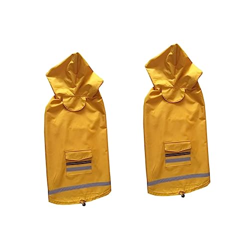 INOOMP 2st Regenjacke Für Haustiere Zweilagiger Regenmantel Golden Retriever Regenmantel Für Haustiere Labrador Hund Regenmantel Haustier Regen Slicker Doppelschicht Kleidung INOOMP 2st Regenjacke Für Haustiere Zweilagiger Regenmantel Golden Retriever Regenmantel Für Haustiere Labrador Hund Regenmantel Haustier Regen Slicker Doppelschicht Kleidung von INOOMP