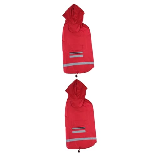 INOOMP 2st Regenmantel Für Haustiere Regenmäntel Für Hunde Rosa Kapuzenpullover Regenmantel Für Hündchen Kapuzenpullover Für Kleine Hunde Regenmantel Hund Golden Retriever Rot Kleidung INOOMP 2st Regenmantel Für Haustiere Regenmäntel Für Hunde Rosa Kapuzenpullover Regenmantel Für Hündchen Kapuzenpullover Für Kleine Hunde Regenmantel Hund Golden Retriever Rot Kleidung von INOOMP