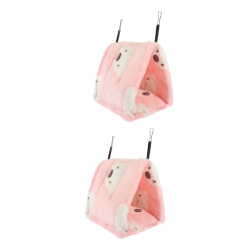 INOOMP 2stücke Kuschelnest Für Kleintiere Warmes Schlafhaus Für Hamster Meerschweinchen Kaninchen Bequeme Ruhezone Für Wintermonate INOOMP 2stücke Kuschelnest Für Kleintiere Warmes Schlafhaus Für Hamster Meerschweinchen Kaninchen Bequeme Ruhezone Für Wintermonate von INOOMP