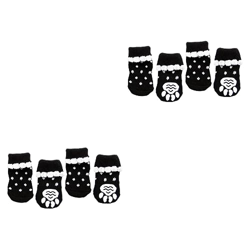 INOOMP 2st Haustiersocken Warme Socken Für Haustiere Pfotenpolster Für Hunde Hundewelpenpfote Welpensocken Weihnachtssocken Für Hunde Hundepfote Schnee Haustier Socken Spitze von INOOMP