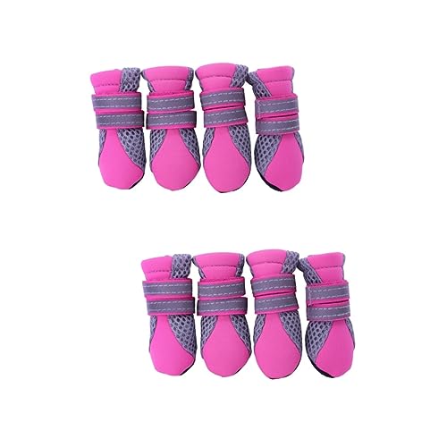 INOOMP 2st Schuhe Für Hunde Hundeschuhe Haustierschuhe Hundestiefel Stiefel Für Hunde Rot INOOMP 2st Schuhe Für Hunde Hundeschuhe Haustierschuhe Hundestiefel Stiefel Für Hunde Rot von INOOMP