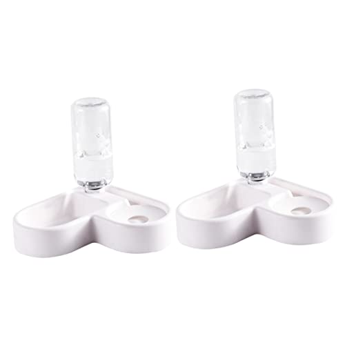 INOOMP 2stücke Automatischer Wasserspender Für Katzen Und Hunde Hochwertiger Trink Und Futterspender Weiß Rutschfestes Design Für Zuhause Und Unterwegs Hygienisch Und Leicht Zu INOOMP 2stücke Automatischer Wasserspender Für Katzen Und Hunde Hochwertiger Trink Und Futterspender Weiß Rutschfestes Design Für Zuhause Und Unterwegs Hygienisch Und Leicht Zu von INOOMP