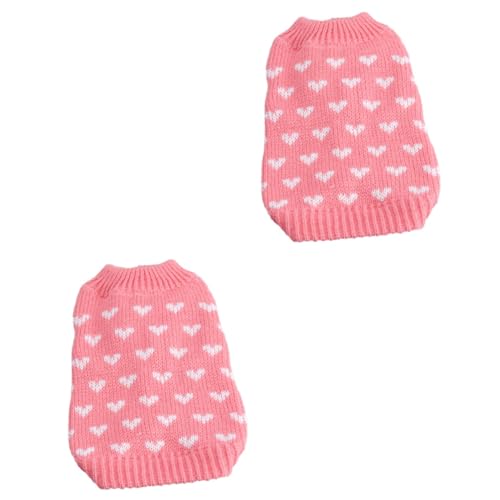 INOOMP 2st Winterkleidung Für Hunde Warmer Hund Ostern-hundehemd Warme Haustierkleidung Leichtere Hundebekleidung Geschenkidee Für Haustierbesitzer Hundepullover Für Kleine Hunde von INOOMP