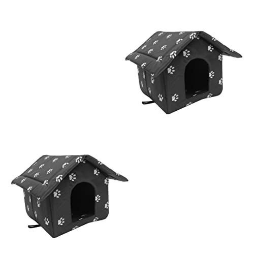 INOOMP 2st Zwinger Für Streunende Katzen Haustiere Hundebett Atmungsaktiv Lieferungen Oxford-Stoff INOOMP 2st Zwinger Für Streunende Katzen Haustiere Hundebett Atmungsaktiv Lieferungen Oxford-Stoff von INOOMP