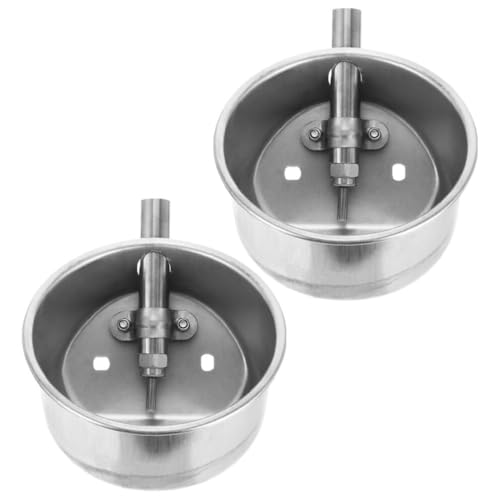 INOOMP 2stücke Edelstahl Pig Water Bowl Automatische Tränke Für Vieh Große Kapazität Hygienisch Und Langlebig Für Schweine Kühe Und Schafe Dem Bauernhof INOOMP 2stücke Edelstahl Pig Water Bowl Automatische Tränke Für Vieh Große Kapazität Hygienisch Und Langlebig Für Schweine Kühe Und Schafe Dem Bauernhof von INOOMP