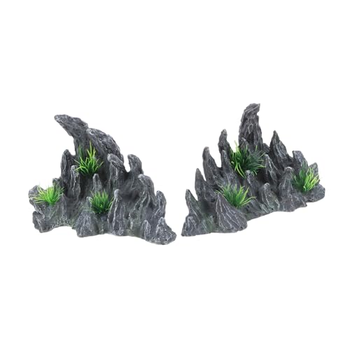 INOOMP 2stücke Ornament Aus Harz Mikro-landschaftsdekor Für Aquarien Simulationsdekor Landschaftsornamente Bonsai-landschaftsbau INOOMP 2stücke Ornament Aus Harz Mikro-landschaftsdekor Für Aquarien Simulationsdekor Landschaftsornamente Bonsai-landschaftsbau von INOOMP