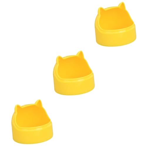 INOOMP 3 STK Futterbox Für Katzenohren Aus Kunststoff Automatischer Futterautomat Lebensmittelbehälter Futterspender Für Haustiere Kleine Behälter Hamster Hase Kaninchenfutter Plastik INOOMP 3 STK Futterbox Für Katzenohren Aus Kunststoff Automatischer Futterautomat Lebensmittelbehälter Futterspender Für Haustiere Kleine Behälter Hamster Hase Kaninchenfutter Plastik von INOOMP
