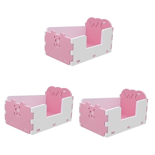 INOOMP 3 STK Hamster Toilette Hamster klo Small pet Toilet Hamster Lounge Urinal für Meerschweinchen fussbadewanne Kleine Hamstertoilette komfortable Hamstertoilette PVC Rosa INOOMP 3 STK Hamster Toilette Hamster klo Small pet Toilet Hamster Lounge Urinal für Meerschweinchen fussbadewanne Kleine Hamstertoilette komfortable Hamstertoilette PVC Rosa von INOOMP
