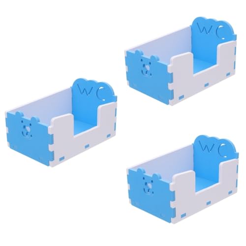 INOOMP 3 STK Hamster Toilette Hamster klo Small pet Toilet quadratisches Urinal-Töpfchen Hamster Lounge Haustiertoilette Hamster kleine Toilette Goldener Bär Toilettenbecken Hamsterbedarf INOOMP 3 STK Hamster Toilette Hamster klo Small pet Toilet quadratisches Urinal-Töpfchen Hamster Lounge Haustiertoilette Hamster kleine Toilette Goldener Bär Toilettenbecken Hamsterbedarf von INOOMP