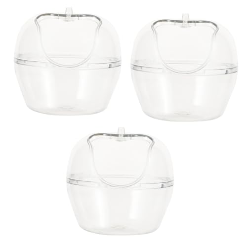 INOOMP 3 Stück Hamster-sandbad Katzentoilette Haustiertoilette Für Hamster Kleintierbadezimmer Kunststoff-badebehälter Heimtierbedarf INOOMP 3 Stück Hamster-sandbad Katzentoilette Haustiertoilette Für Hamster Kleintierbadezimmer Kunststoff-badebehälter Heimtierbedarf von INOOMP