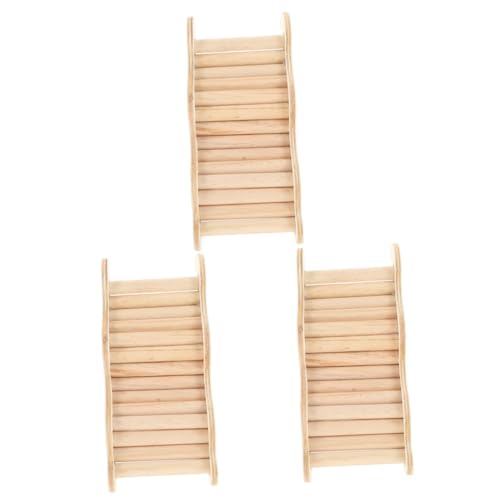 INOOMP 3stücke Hamster Kletterleiter Aus Holz Wellenförmige Brücke Für Kleintiere Für Hamster Zwerghamster Und Andere Nager Robuste Holzbrücke Perfektes Spielzeug Für Kleintiere INOOMP 3stücke Hamster Kletterleiter Aus Holz Wellenförmige Brücke Für Kleintiere Für Hamster Zwerghamster Und Andere Nager Robuste Holzbrücke Perfektes Spielzeug Für Kleintiere von INOOMP
