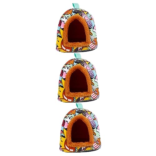 INOOMP 3 STK Haustiernest Höhlenbett für Haustiere Kätzchen Zubehör Katze haustierbett pet Bed Haustier warmes Nest für Haustierbedarf klein Hamsterhaus schlafendes Nest Hängematte INOOMP 3 STK Haustiernest Höhlenbett für Haustiere Kätzchen Zubehör Katze haustierbett pet Bed Haustier warmes Nest für Haustierbedarf klein Hamsterhaus schlafendes Nest Hängematte von INOOMP