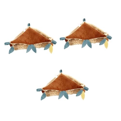 INOOMP 3 STK Haustierzubehör Meerschweinchen-Gymnastikball Warmes Bett Hängematte Haustierbetten Katze Spielt Hamster Spielzeug Zum Aufhängen Mäuse Igel Hammer Ratten Hängendes Nest Klein INOOMP 3 STK Haustierzubehör Meerschweinchen-Gymnastikball Warmes Bett Hängematte Haustierbetten Katze Spielt Hamster Spielzeug Zum Aufhängen Mäuse Igel Hammer Ratten Hängendes Nest Klein von INOOMP