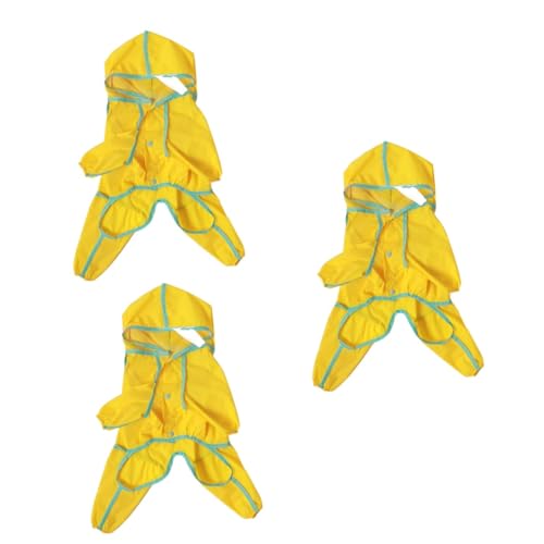 INOOMP 3 STK Hund Regenmantel Welpenjacke wasserdichte Kleidung für Hunde hunderegenmantel Regenjacken für Hunde Poncho wimperntusche Hundeschlitten Regenjacke für Hunde der Hund Hündchen INOOMP 3 STK Hund Regenmantel Welpenjacke wasserdichte Kleidung für Hunde hunderegenmantel Regenjacken für Hunde Poncho wimperntusche Hundeschlitten Regenjacke für Hunde der Hund Hündchen von INOOMP