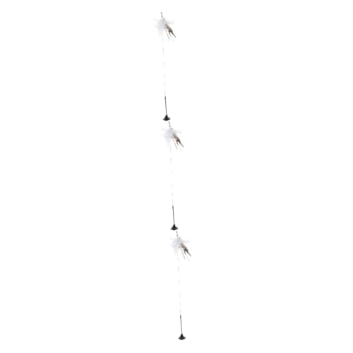 INOOMP 3stücke Teaser Stick Für Katzen Mit Saugnapf Interaktives Spielzeug Lange Angel Mit Feder Und Glocke Sicheres Katzenspielzeug Bewegung Und Gesundheit INOOMP 3stücke Teaser Stick Für Katzen Mit Saugnapf Interaktives Spielzeug Lange Angel Mit Feder Und Glocke Sicheres Katzenspielzeug Bewegung Und Gesundheit von INOOMP