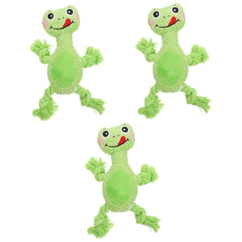 INOOMP 3stücke Interaktives Hundespielzeug Frosch Mit Quietscher Zahnpflege Spielvergnügen Für Hunde Und Welpen Robustes Kuscheliges Material Für Spiel Und Stressabbau INOOMP 3stücke Interaktives Hundespielzeug Frosch Mit Quietscher Zahnpflege Spielvergnügen Für Hunde Und Welpen Robustes Kuscheliges Material Für Spiel Und Stressabbau von INOOMP