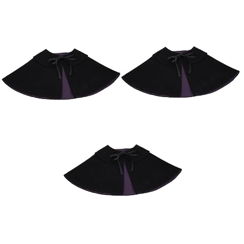 INOOMP 3stücke Schwarzer Haustierumhang Für Halloween Lustiger Cosplay-Cape Für Katzen Und Hunde Und Stylisch Für Fotoshootings Und Kostümpartys INOOMP 3stücke Schwarzer Haustierumhang Für Halloween Lustiger Cosplay-Cape Für Katzen Und Hunde Und Stylisch Für Fotoshootings Und Kostümpartys von INOOMP