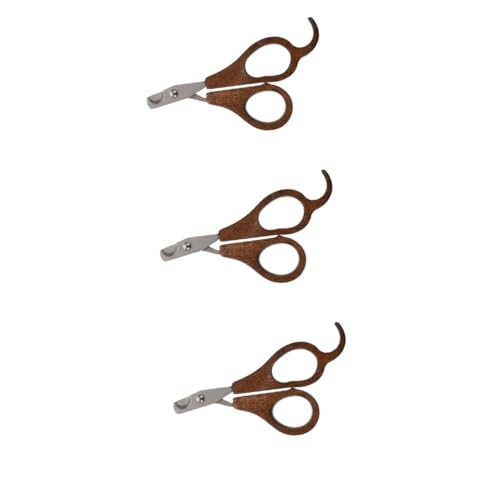 INOOMP 3 STK Nagelknipser Haustierpflege nagelschneider für welpen Schermaschine für Kleintiere tierische Nagelfeile Hund Nagel Krallenschneider für Katzen Haustierschere hölzern Brown INOOMP 3 STK Nagelknipser Haustierpflege nagelschneider für welpen Schermaschine für Kleintiere tierische Nagelfeile Hund Nagel Krallenschneider für Katzen Haustierschere hölzern Brown von INOOMP