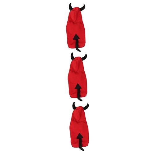 INOOMP 3 STK Verwandlungskostü für Haustiere Halloween Theme Halloween kostü kleine hundekleidung Welpen-Halloween-Kostü Hundemantel für Halloween Haustierkleidung Dämon Wintermantel INOOMP 3 STK Verwandlungskostü für Haustiere Halloween Theme Halloween kostü kleine hundekleidung Welpen-Halloween-Kostü Hundemantel für Halloween Haustierkleidung Dämon Wintermantel von INOOMP