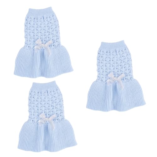 INOOMP 3 Stück Modische Haustier Zweibeinige Kleidung Hund Katze Frühling Pullover Welpen Wolle Kleid Stilvoll Bequem INOOMP 3 Stück Modische Haustier Zweibeinige Kleidung Hund Katze Frühling Pullover Welpen Wolle Kleid Stilvoll Bequem von INOOMP