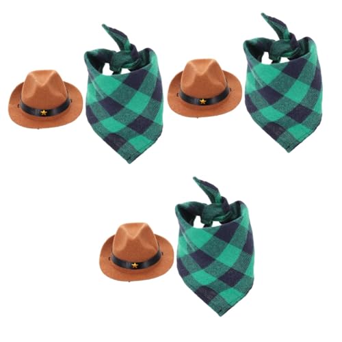INOOMP 3 Sätze Haustier Hut dekorativer Haustierhut Haustier dreiecksschal dreieckschal Tiara Welpe Hundemütze stylisches Hundebandana Kleidung schmücken dreieckiger Schal Suite INOOMP 3 Sätze Haustier Hut dekorativer Haustierhut Haustier dreiecksschal dreieckschal Tiara Welpe Hundemütze stylisches Hundebandana Kleidung schmücken dreieckiger Schal Suite von INOOMP