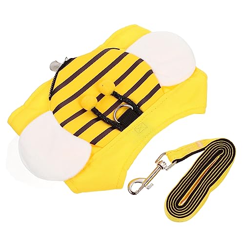 INOOMP 3 Sätze Katzenleine Welpengeschirr Hundegeschirr für Rucksack Haustier Geschirr Sommerdeko Waschbares Katzengeschirr Hundezubehör der Hund Gürtel Hundebedarf schmücken Stoff von INOOMP
