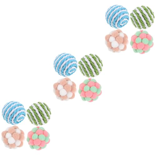 INOOMP 3 Sätze Katzenspielzeugball Katze Spielt Bälle Katzenkratzspielzeug Für Drinnen Katze Kratzbälle Katzenbälle Drinnen Kratzspielzeug Für Katzen Sisalkugel Kätzchen 4-teiliges Set INOOMP 3 Sätze Katzenspielzeugball Katze Spielt Bälle Katzenkratzspielzeug Für Drinnen Katze Kratzbälle Katzenbälle Drinnen Kratzspielzeug Für Katzen Sisalkugel Kätzchen 4-teiliges Set von INOOMP