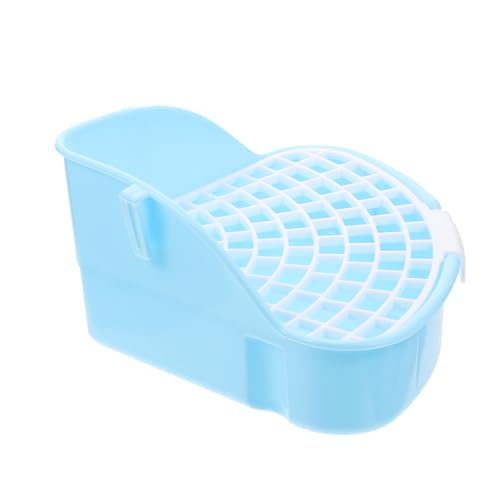 INOOMP 3Er-Box Kaninchentoilette hasentoilette kaninchenklo Ecktoilette für Haustiere Kleintier-Ecktoilette Kaninchenkäfig Trainer Kunststoffpartikel Meerschweinchen Papierkorb Plastik von INOOMP