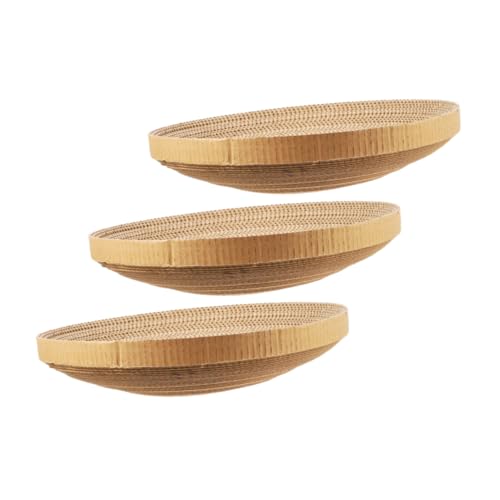 INOOMP 3 Stück Ersatzkern Für Katzenkratzbaum Austauschbares Kratzpad Katzenkarton Kratzbrett Katzenunterlage Großer Kratzbaum Für Hauskatzen Katzenkratzbrett Aus Wellpapier INOOMP 3 Stück Ersatzkern Für Katzenkratzbaum Austauschbares Kratzpad Katzenkarton Kratzbrett Katzenunterlage Großer Kratzbaum Für Hauskatzen Katzenkratzbrett Aus Wellpapier von INOOMP
