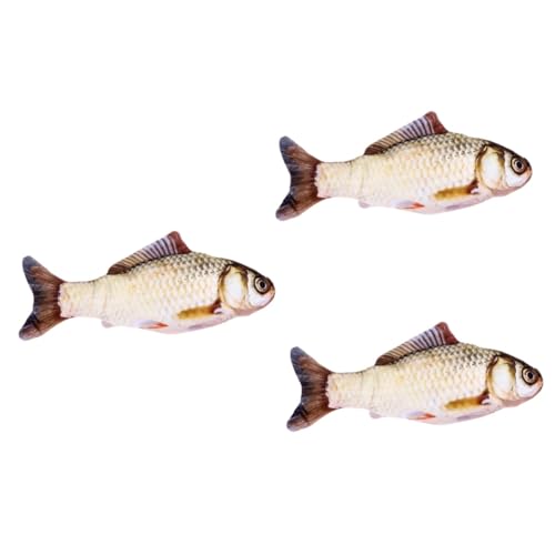 INOOMP 3 Stück Fischspielzeug Haustierspielzeug Katzenspielzeug Haustierfischspielzeug Haustier Teaser Katze Springendes Fischspielzeug Katzenfischspielzeug INOOMP 3 Stück Fischspielzeug Haustierspielzeug Katzenspielzeug Haustierfischspielzeug Haustier Teaser Katze Springendes Fischspielzeug Katzenfischspielzeug von INOOMP