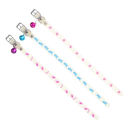 INOOMP 3 Stück Fluoreszierendes Haustierhalsband leuchtende Hundehalsbänder dekoratives Katzenhalsband XXX Stilvoll beleuchtet Kragen kleines hundehalsband Kieselgel Bunt Zufällige Farbe INOOMP 3 Stück Fluoreszierendes Haustierhalsband leuchtende Hundehalsbänder dekoratives Katzenhalsband XXX Stilvoll beleuchtet Kragen kleines hundehalsband Kieselgel Bunt Zufällige Farbe von INOOMP