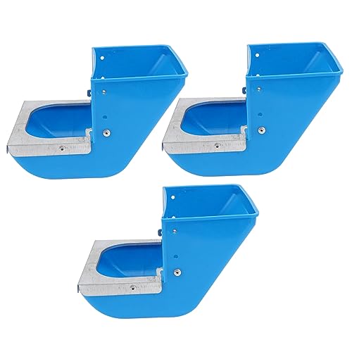 INOOMP Bin 3-teiliges Set Mit Futternapf Für Geflügel Große Kapazität Futterspender Für Hühner Taubenfarm Verwendung in Zufälliger Farbe von INOOMP