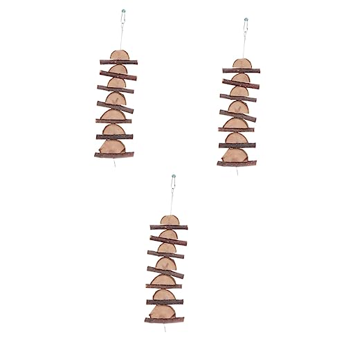 INOOMP 3stücke Molar Toy Kauspielzeug Aus Apfelholz Für Hamster Chinchillas Und Nager Sicheres Und Umweltfreundliches Spielzeug Zum Zähneknirschen Und Spielen Halbkreis Holzspielzeug von INOOMP