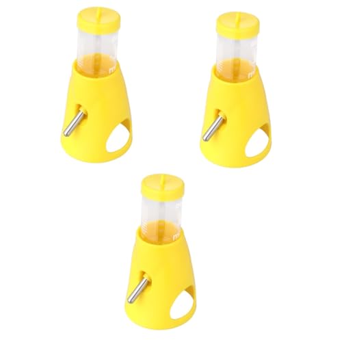 INOOMP 3stücke Hamster Trinkflasche Mit Kapazität Und Stabilem Kunststoff-Boden Wasserdispenser Für Kleintiere Sicher Und Einfach Zu Reinigen Farbe Zufällig INOOMP 3stücke Hamster Trinkflasche Mit Kapazität Und Stabilem Kunststoff-Boden Wasserdispenser Für Kleintiere Sicher Und Einfach Zu Reinigen Farbe Zufällig von INOOMP