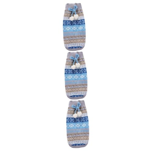 INOOMP 3 Stück Haustier Hundekleidung Ärmellose Hunde Kapuzenpullover Winterbekleidung Heimtierbedarf Weihnachtspullover Warmer Pullover INOOMP 3 Stück Haustier Hundekleidung Ärmellose Hunde Kapuzenpullover Winterbekleidung Heimtierbedarf Weihnachtspullover Warmer Pullover von INOOMP