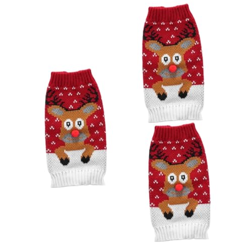 INOOMP 3 Haustierpullover Haustierkleidung Hundekleidung Haustierpartykostüm Hundepullover Partyhundetuch Haustierpartykleidung INOOMP 3 Haustierpullover Haustierkleidung Hundekleidung Haustierpartykostüm Hundepullover Partyhundetuch Haustierpartykleidung von INOOMP