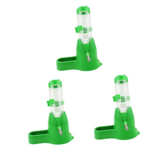 INOOMP 3stücke Hamster Trinkflasche Mit Napf Kunststoff Wasserdispenser Für Kleine Haustiere Geeignet Für Hamster Meerschweinchen Und Andere Kleintiere Zufälliger Farbe von INOOMP