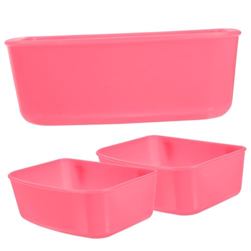INOOMP 3-teiliges Vogelfutter-/wasserschalen-Set Kein Kunststoff-Feeder für Den Käfig Kleiner Vogelfutterhalter Papagei-fütterungsbecher INOOMP 3-teiliges Vogelfutter-/wasserschalen-Set Kein Kunststoff-Feeder für Den Käfig Kleiner Vogelfutterhalter Papagei-fütterungsbecher von INOOMP