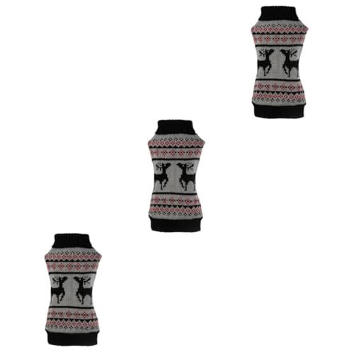 INOOMP 3 Stück Party Hundetuch Haustier Party Kostü Haustier Kleidung Hundepullover Hundekleidung Haustier Pullover Haustier Party Kleidung von INOOMP
