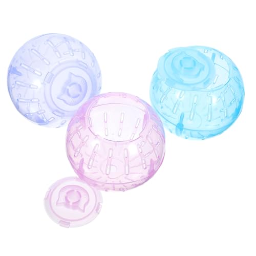 INOOMP 3stücke Mini Hamster Spielzeug Für Kleintiere Robuste Langlebige Trainingskugel Für Hamster Und Mäuse Zufällige Farben Haustier Spielzeug Zubehör von INOOMP