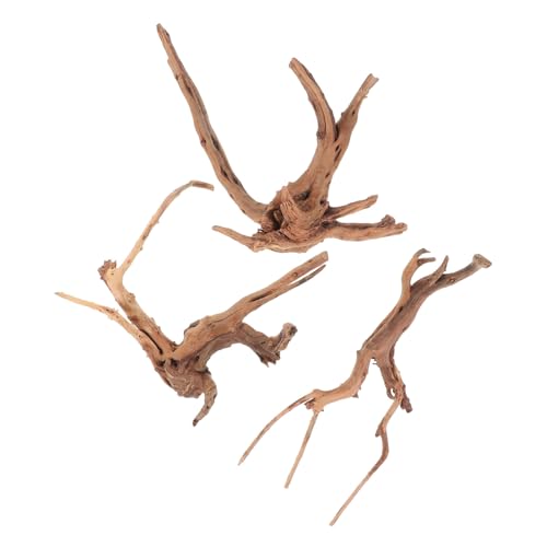 INOOMP 3 Stück Teiliges Aquarium Holz Deko Natürliche Reptil Zweige Lebensecht Fischtank Ornamente Aquarium Dekoration Äste für Terrarien und Aquarien INOOMP 3 Stück Teiliges Aquarium Holz Deko Natürliche Reptil Zweige Lebensecht Fischtank Ornamente Aquarium Dekoration Äste für Terrarien und Aquarien von INOOMP