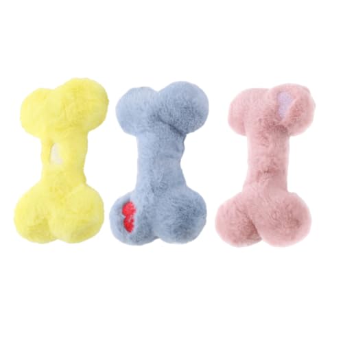 INOOMP 3stücke Teiliges Interaktives Quietschspielzeug Für Hunde Waschbares Plüschspielzeug Knochenform Für Mittelgroße Hunde Und Welpen Für Zahnen Und Spielen INOOMP 3stücke Teiliges Interaktives Quietschspielzeug Für Hunde Waschbares Plüschspielzeug Knochenform Für Mittelgroße Hunde Und Welpen Für Zahnen Und Spielen von INOOMP