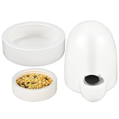 INOOMP 3 Teiliges Fütterungsset Für Haustiere Chinchilla Wasserflasche Praktische Etagen Hamster Müsli Wasserschüssel Hamster Futterspender Kleine Form Erhöhter Wasserspender INOOMP 3 Teiliges Fütterungsset Für Haustiere Chinchilla Wasserflasche Praktische Etagen Hamster Müsli Wasserschüssel Hamster Futterspender Kleine Form Erhöhter Wasserspender von INOOMP