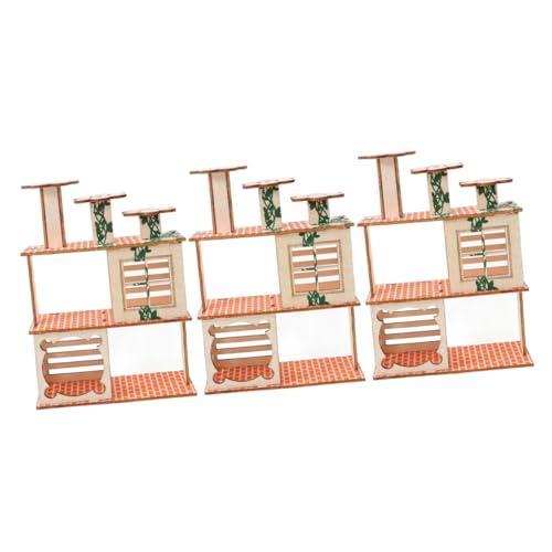 INOOMP 3 Teiliges Hamster Klettergerüst Hamstervilla Hamsterhäuser Dekoratives Rattenversteck Hamsterhaus Für Den Haushalt Zartes Hamsterversteck Meerschweinchenhäuser Und INOOMP 3 Teiliges Hamster Klettergerüst Hamstervilla Hamsterhäuser Dekoratives Rattenversteck Hamsterhaus Für Den Haushalt Zartes Hamsterversteck Meerschweinchenhäuser Und von INOOMP