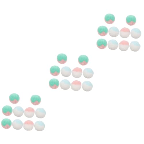 INOOMP 30 STK Katze Plüschtierball Spielzeug Aus Wollfilz Katzenkauball Katzenspielzeug Plüschball Katzenspielzeug Für Drinnen -plüsch -plüsch Beissen Pet-Ball von INOOMP
